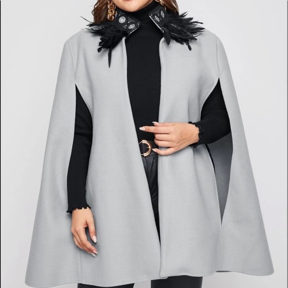 COPY - Beautiful woman cape coat - Picture 6 of 8